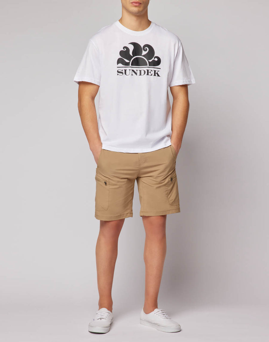 Sundek T-shirt Girocollo Con Stampa Logo M021TEJ7800-00605
