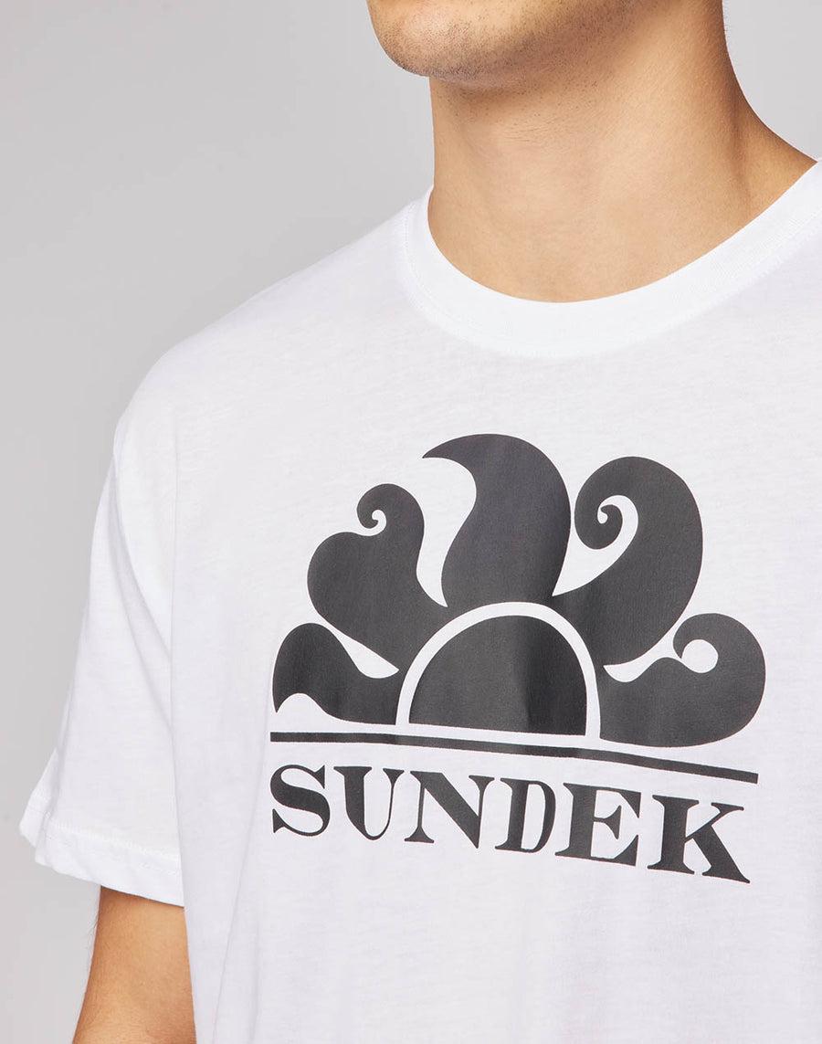 Sundek t-shirt girocollo con stampa logo M021TEJ7800-00605