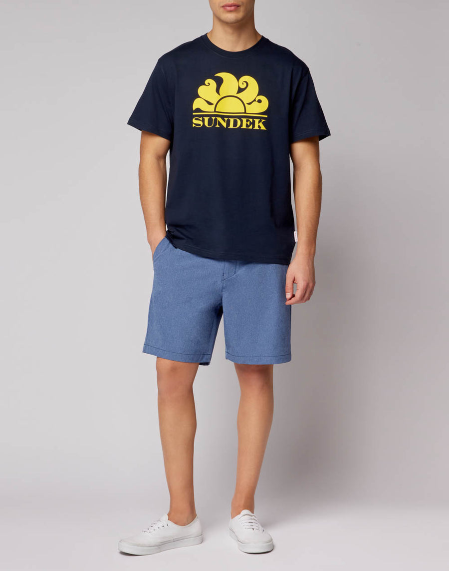 Sundek T-shirt Girocollo Con Stampa Logo M021TEJ7800-00705