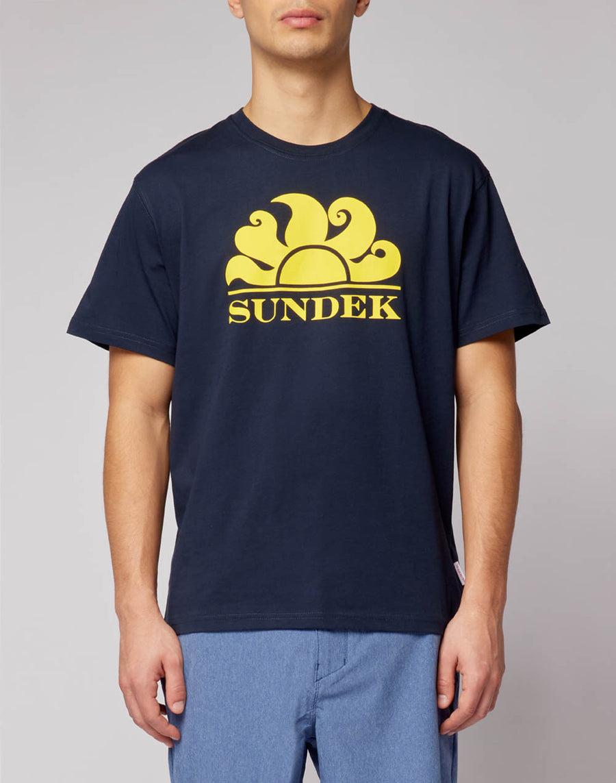 Sundek t-shirt girocollo con stampa logo M021TEJ7800-00705
