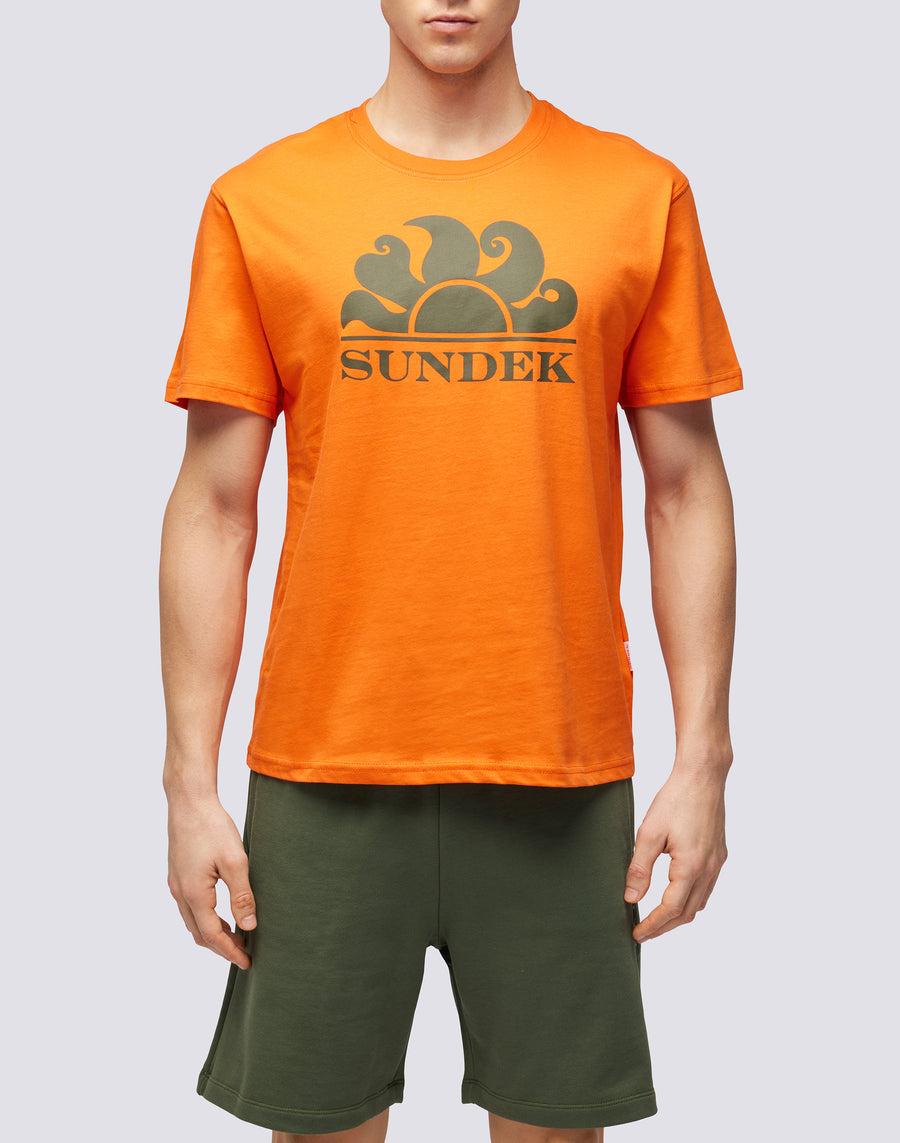 Sundek T-SHIRT GIROCOLLO CON STAMPA LOGO m021tej7800-55001