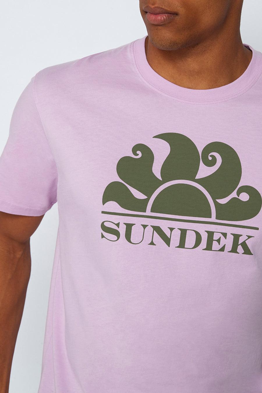 Sundek T-shirt Girocollo Con Stampa Logo M021TEJ7800-69501