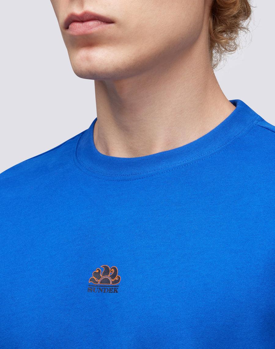 Sundek T-shirt Girocollo In Cotone Con Logo M667TEJS700-67501