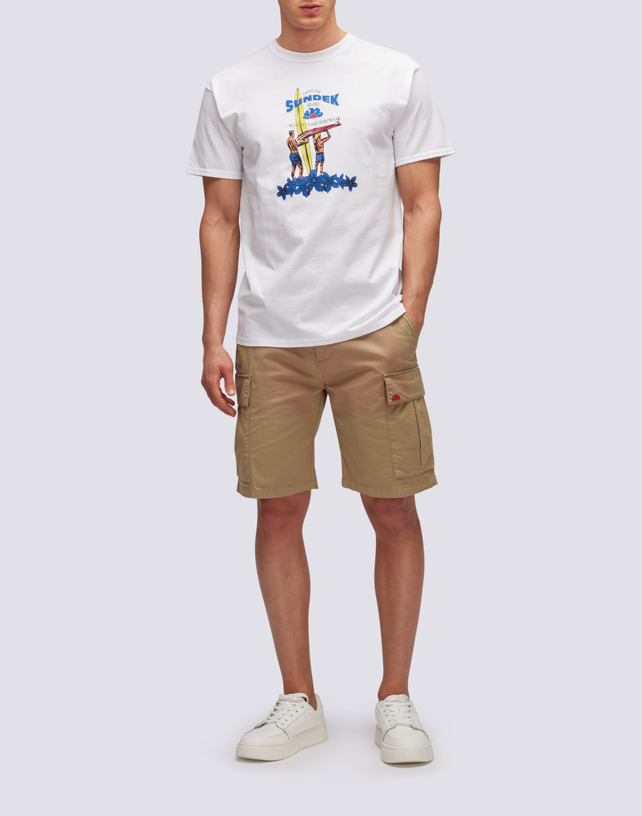 Sundek T-SHIRT HERITAGE SUNDEK PRINT M639tejy300-00600