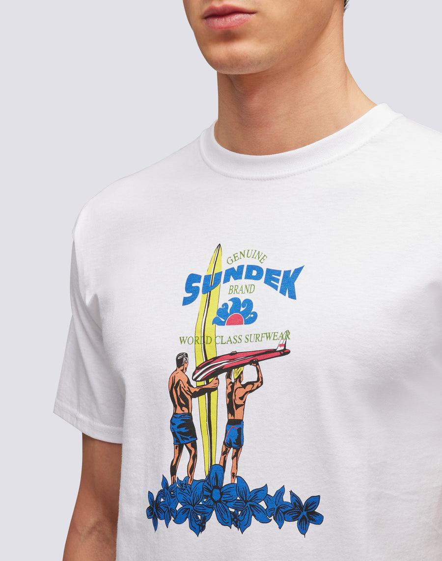 Sundek T-SHIRT HERITAGE SUNDEK PRINT m639tejy300-00600