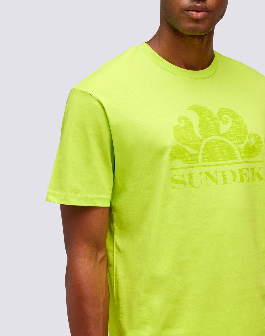 Sundek T-SHIRT MANICHE CORTE CON LOGO m021tej78ot-69100