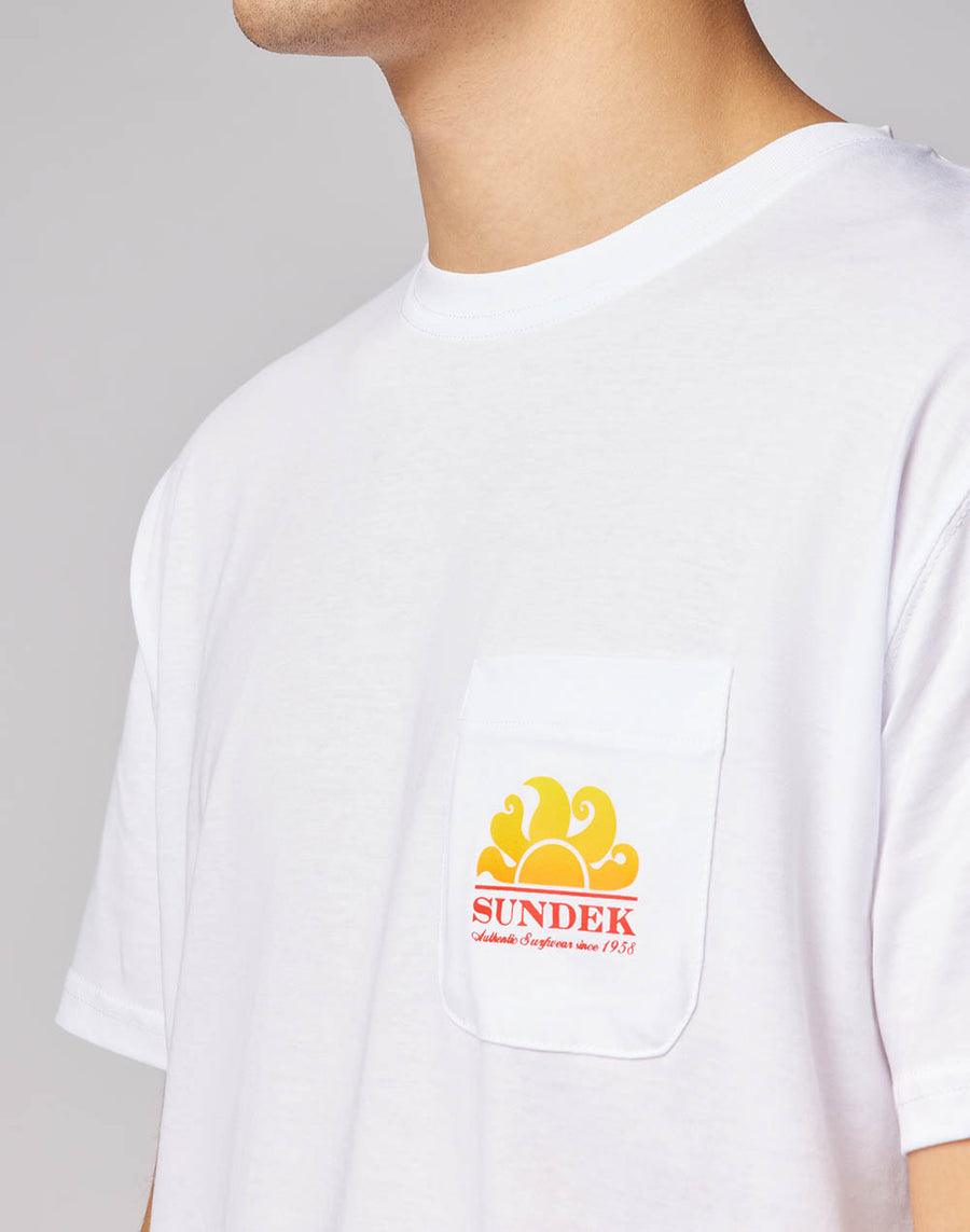 Sundek T-shirt New Herbert Girocollo Con Maxi-logo M028TEJ7800-00600