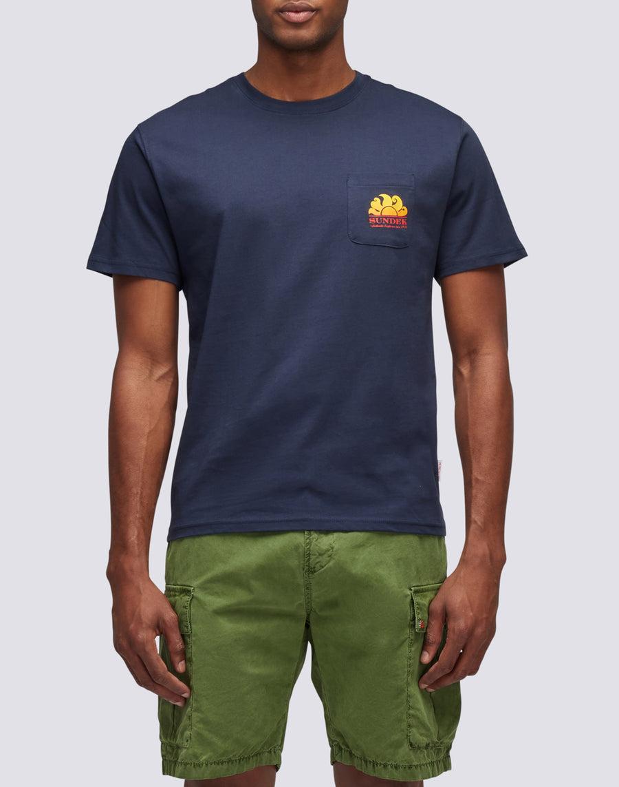 Sundek T-shirt New Herbert Girocollo Con Maxi-logo M028TEJ7800-00700