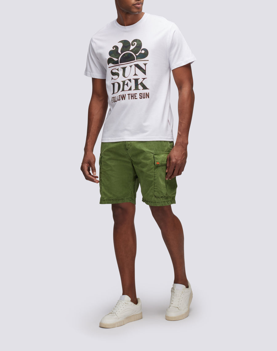 Sundek T-shirt Stampa Camou Follow The Sun M026TEJ7853-00600