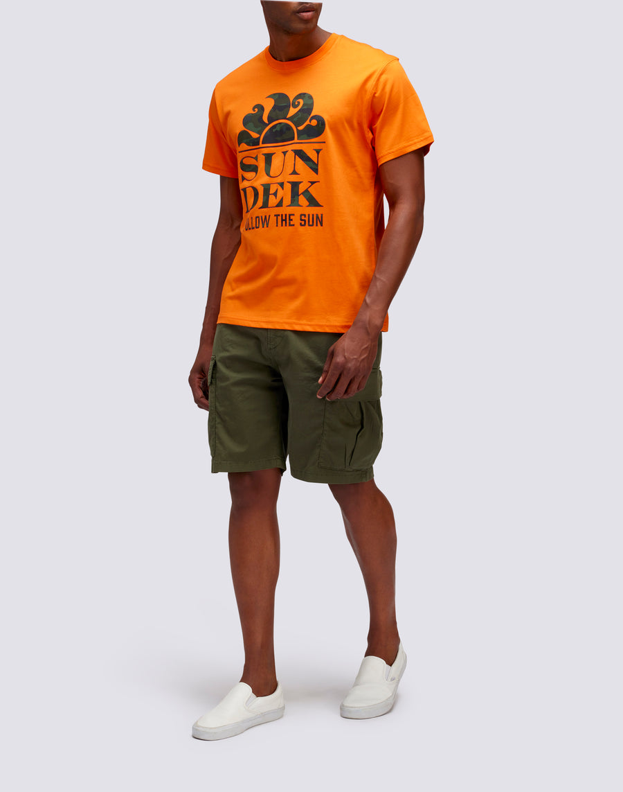 Sundek T-SHIRT STAMPA CAMOU FOLLOW THE SUN M026tej7853-55000