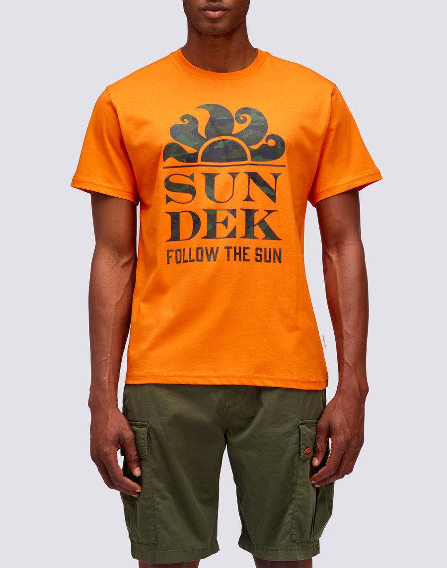Sundek T-SHIRT STAMPA CAMOU FOLLOW THE SUN m026tej7853-55000