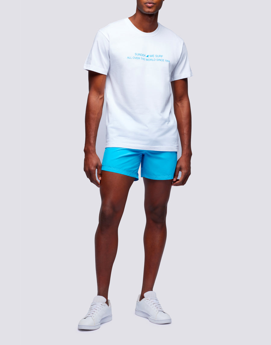 Sundek T-shirt Uomo In Cotone Capsule Flag M669tesj500-00400