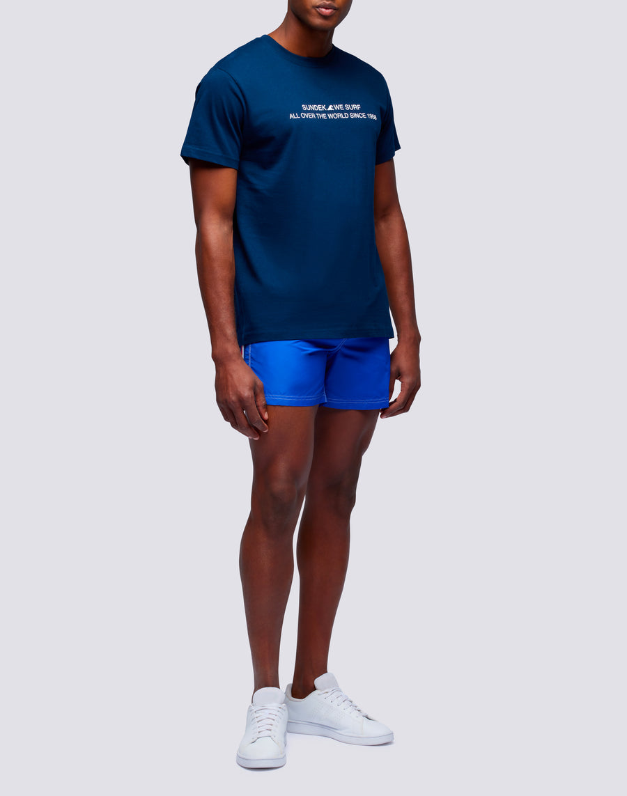 Sundek T-shirt Uomo In Cotone Capsule Flag M669tesj500-00600