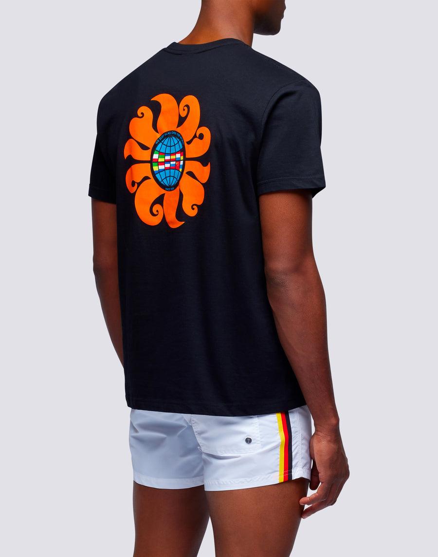 Sundek T-shirt Uomo In Cotone Capsule Flag M669tesj500-00100