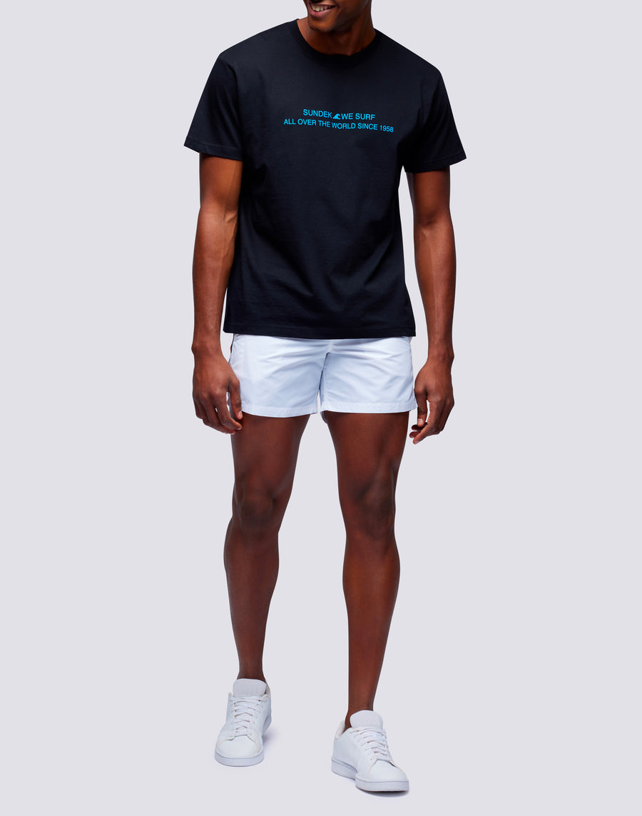 Sundek T-shirt Uomo In Cotone Capsule Flag M669tesj500-00100