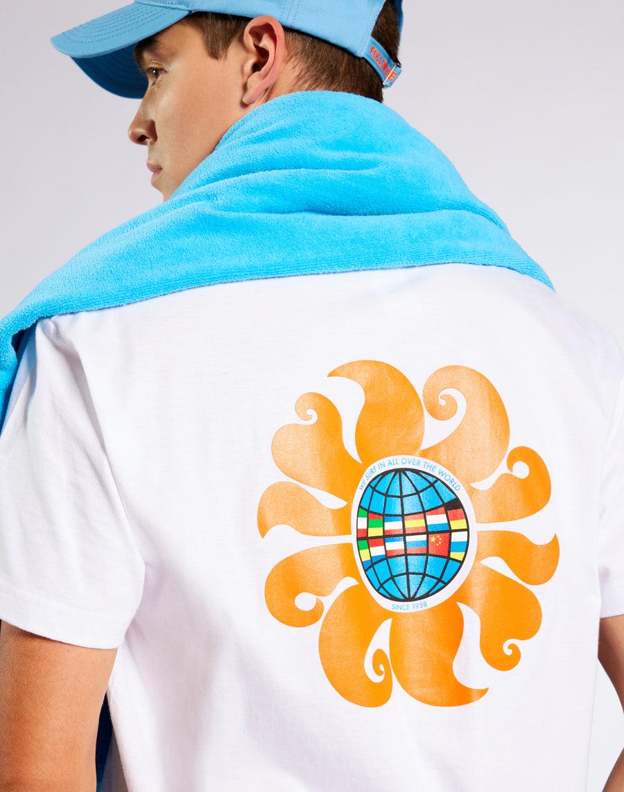 Sundek t-shirt uomo in cotone capsule flag m669tesj500-00400