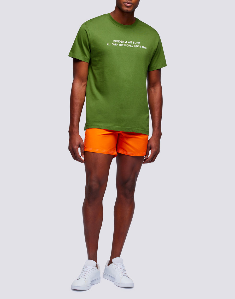 Sundek T-shirt Uomo In Cotone Capsule Flag M669tesj500-12700