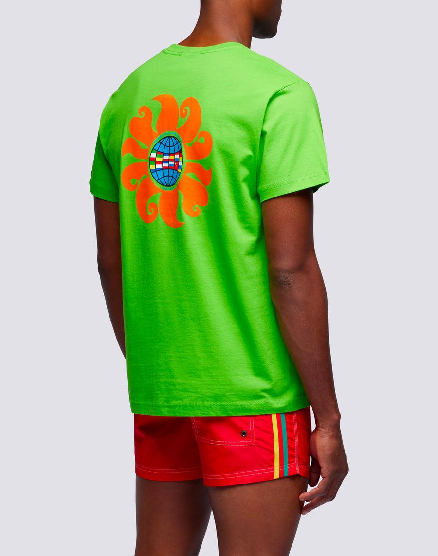 Sundek T-shirt Uomo In Cotone Capsule Flag M669tesj500-62000