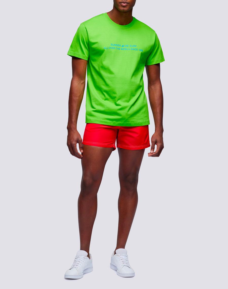 Sundek T-shirt Uomo In Cotone Capsule Flag M669tesj500-62000