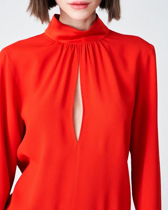 Suoli Abito Corto C/collo Alto E Goccia