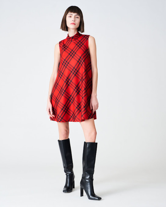 Suoli Abito Corto Check