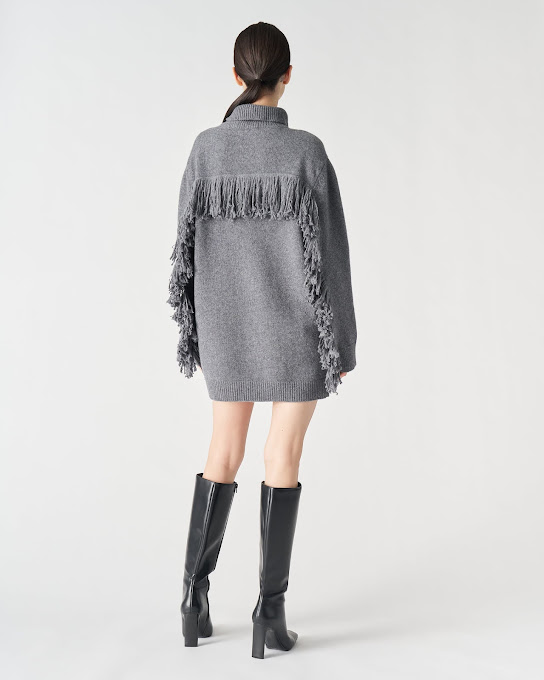 Suoli Abito Dolcevita C/frange