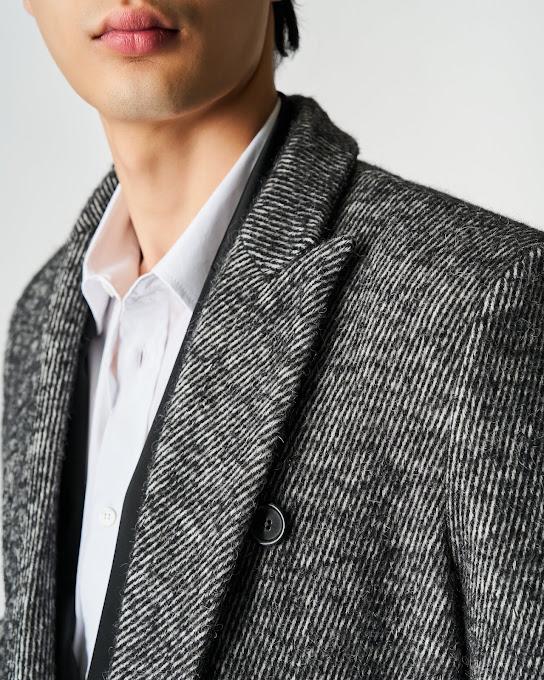 Suoli Cappotto Doppiopetto Diagonale