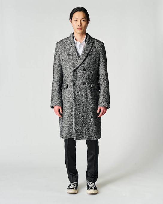 Suoli Cappotto Doppiopetto Diagonale