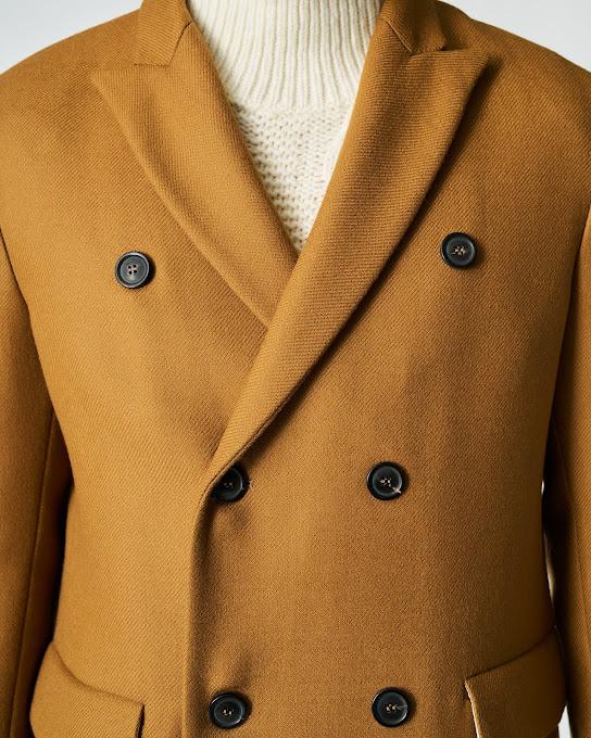 Suoli Cappotto Doppiopetto Pura Lana