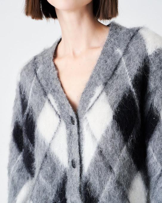 Suoli Cardigan In Maglia Ad Intarsio Ballantine