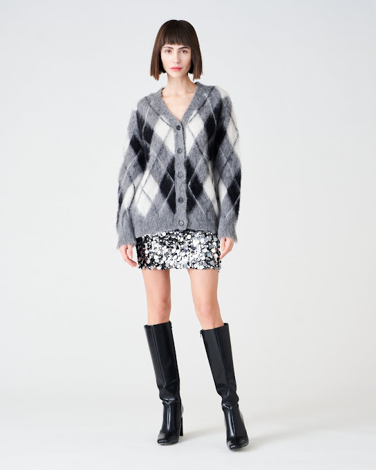 Suoli Cardigan In Maglia Ad Intarsio Ballantine