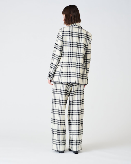 Suoli Giacca Doppiopetto Check