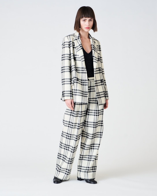 Suoli Giacca Doppiopetto Check