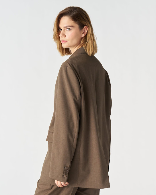 Suoli Giacca Over 2 Bottoni