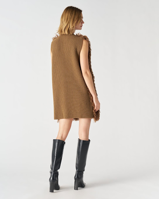 Suoli Gilet Davanti In Pelliccia