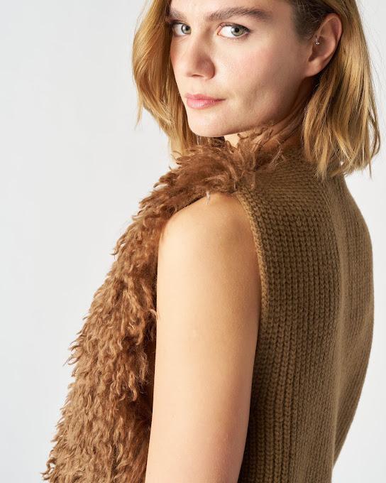 Suoli Gilet Davanti In Pelliccia