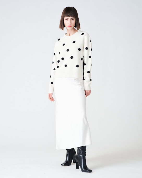 Suoli Girocollo Intarsio Pois