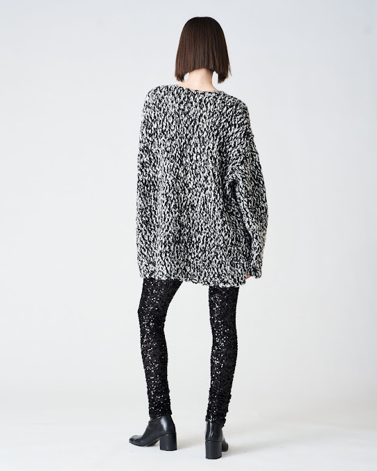 Suoli Girocollo Over In Maglia Mouline'