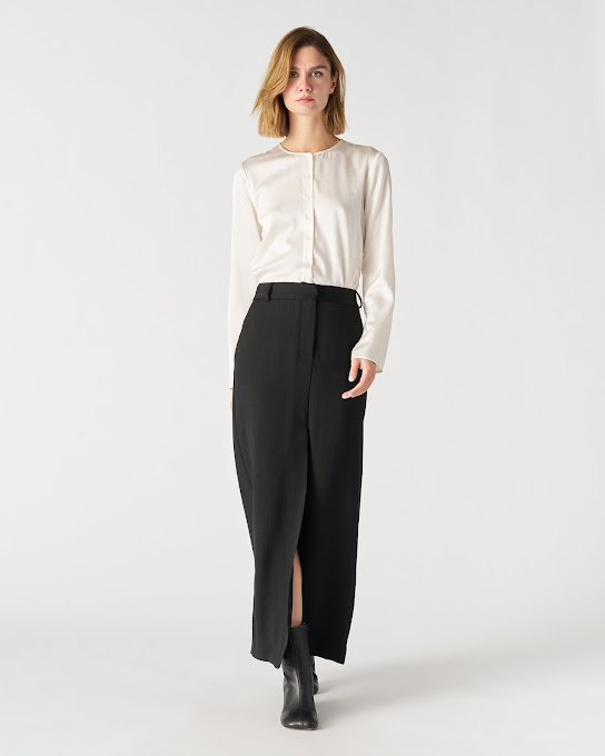 Suoli Gonna Dritta C/spacchi Dav E Dietro