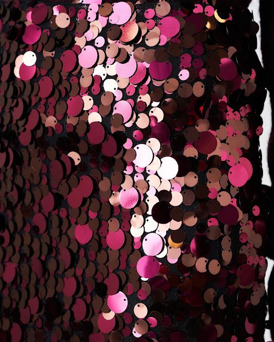 Suoli Gonna Longuette In Macro Paillettes