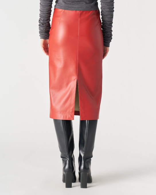 Suoli Gonna Tubino In Ecopelle