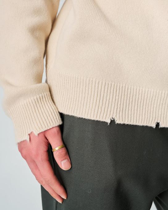 Suoli Maglia Collo Alto C/rotture