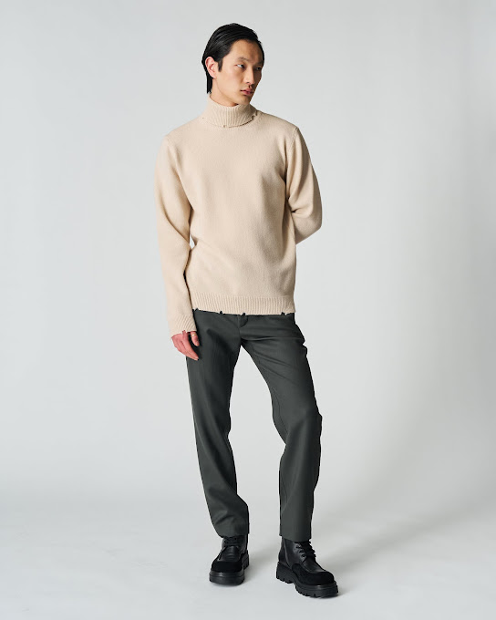 Suoli Maglia Collo Alto C/rotture