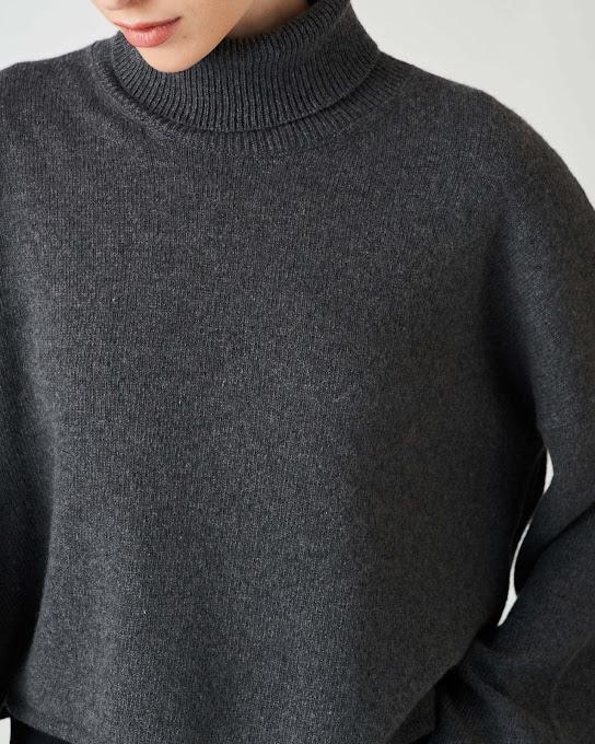 Suoli Maglia Collo Alto