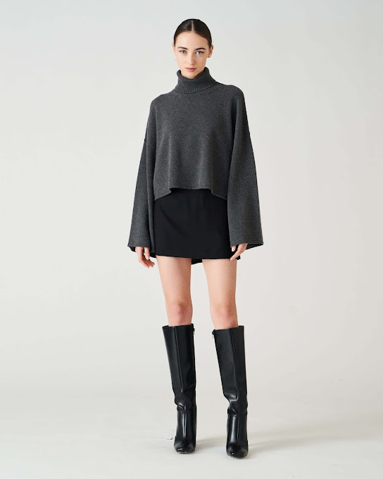 Suoli Maglia Collo Alto