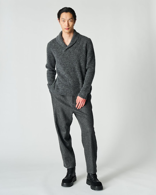 Suoli Maglia Collo Sciallato