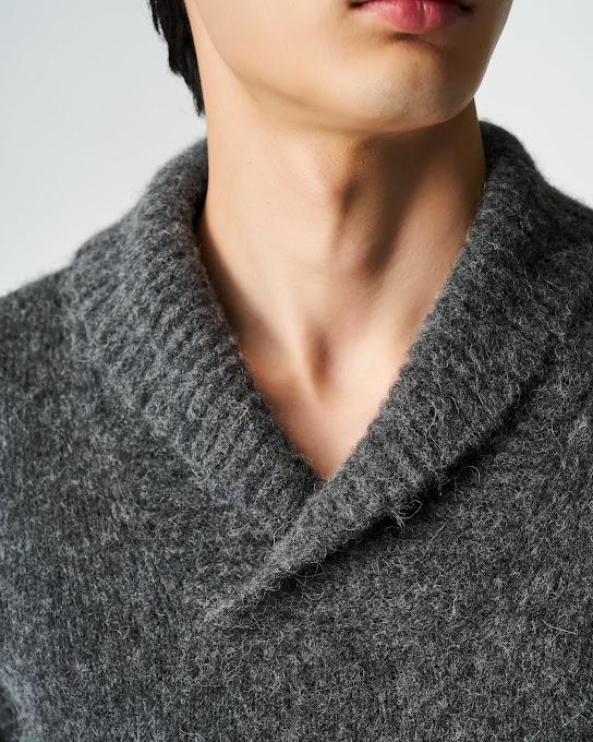 Suoli Maglia Collo Sciallato