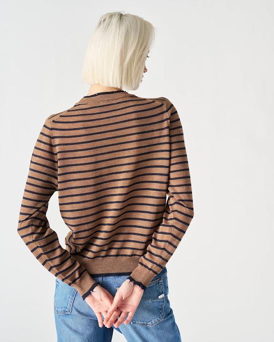 Suoli Maglia Girocollo 2 Colli Rigata