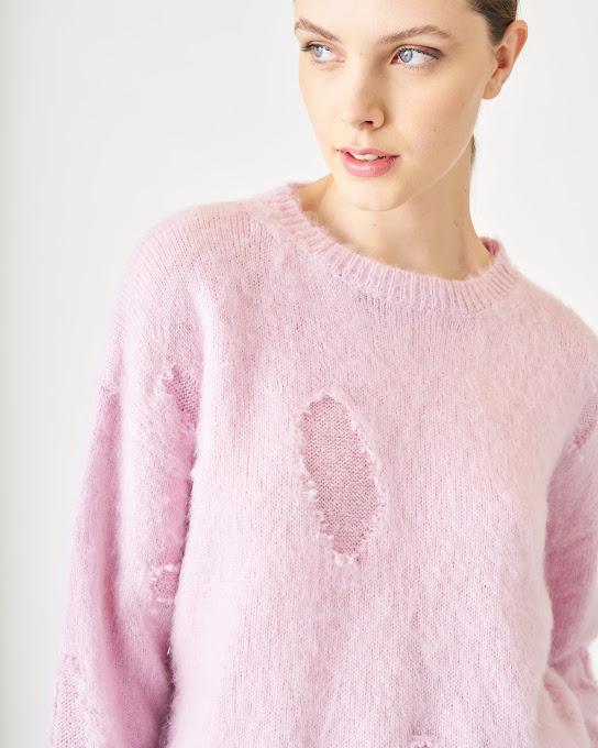 Suoli Maglia Girocollo C/rotture