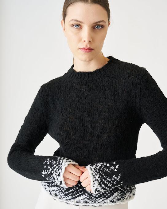 Suoli Maglia Girocollo Jacquard